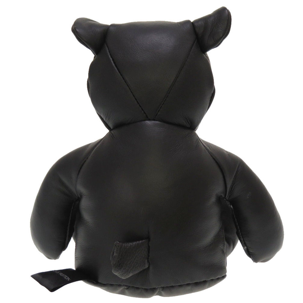 美品 ルイ ヴィトン × フラグメント モノグラム エクリプス ドゥドゥ ルイ ブラック GI0184 藤原ヒロシ テディベア クマ ぬいぐるみ 黒 LV 0176 【中古】 LOUIS VUITTON × FRAGMENT
