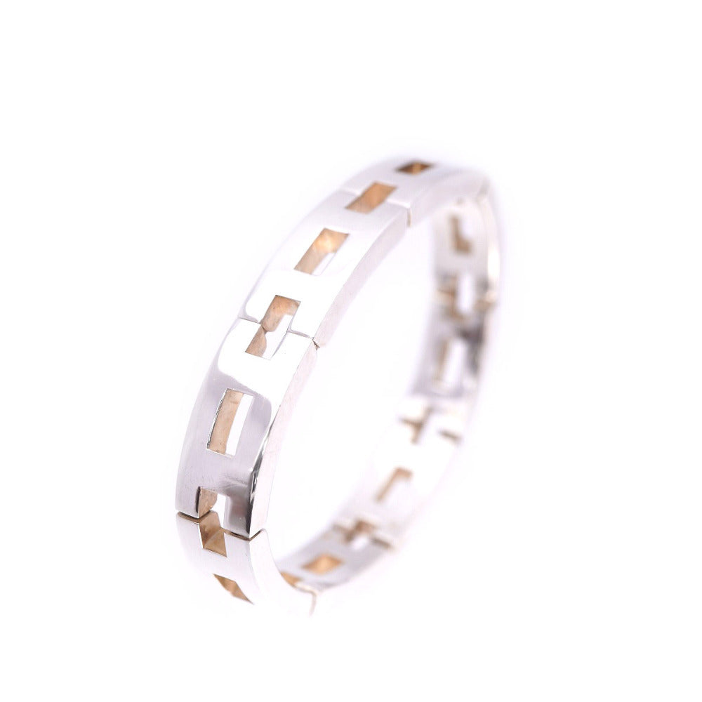 エルメス Hモチーフ バングル ブレスレット ヴィンテージ シルバー925 アクセサリー 0185【中古】HERMES レディース