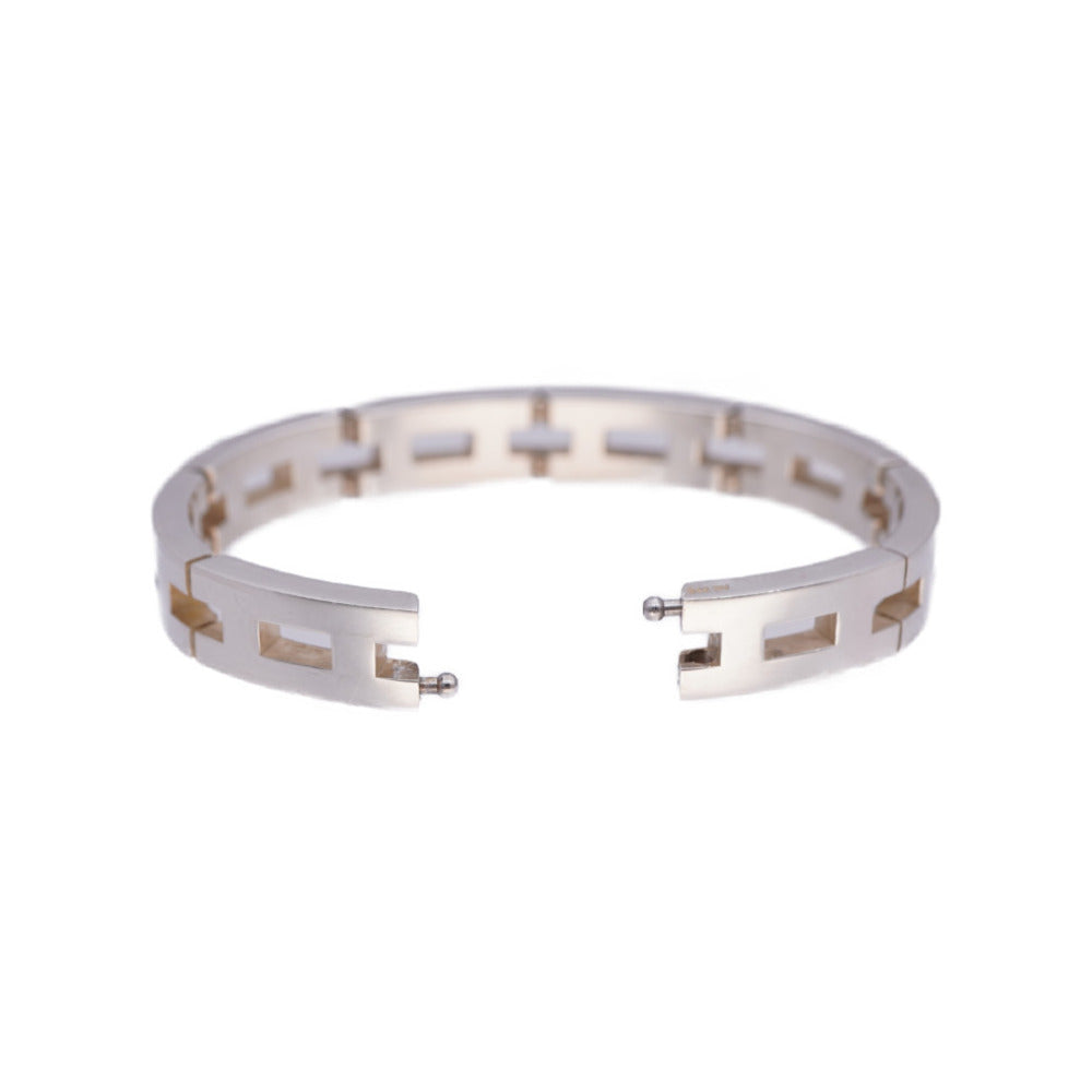 エルメス Hモチーフ バングル ブレスレット ヴィンテージ シルバー925 アクセサリー 0185【中古】HERMES レディース