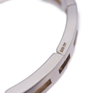 エルメス Hモチーフ バングル ブレスレット ヴィンテージ シルバー925 アクセサリー 0185【中古】HERMES レディース