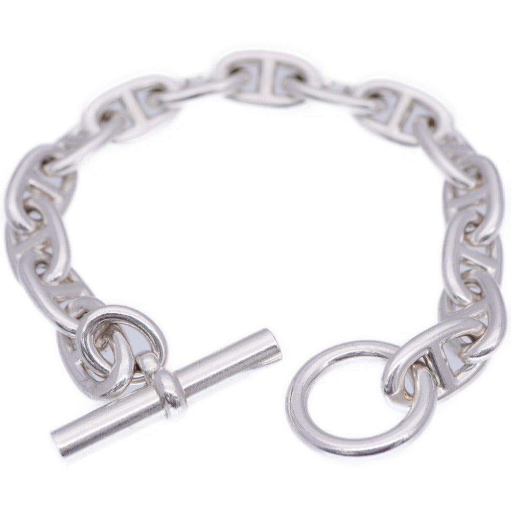エルメス シェーヌダンクル GM 15コマ ブレスレット シルバー925 アクセサリー 0186【中古】HERMES メンズ