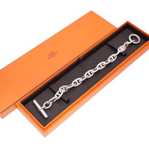エルメス シェーヌダンクル GM 15コマ ブレスレット シルバー925 アクセサリー 0186【中古】HERMES メンズ