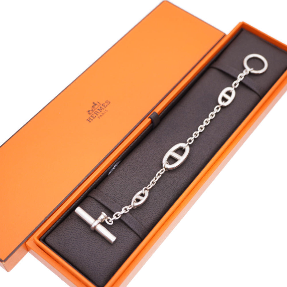 エルメス シェーヌダンクル ファランドール ブレスレット シルバー925 アクセサリー 0187【中古】HERMES