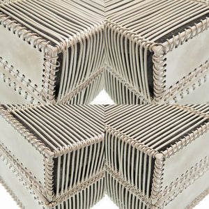 美品 サフェラガモ ガンチーニ ハンドバッグ メタル ワイヤー DO-21 8840 シルバー 0189【中古】Salvatore Ferragamo