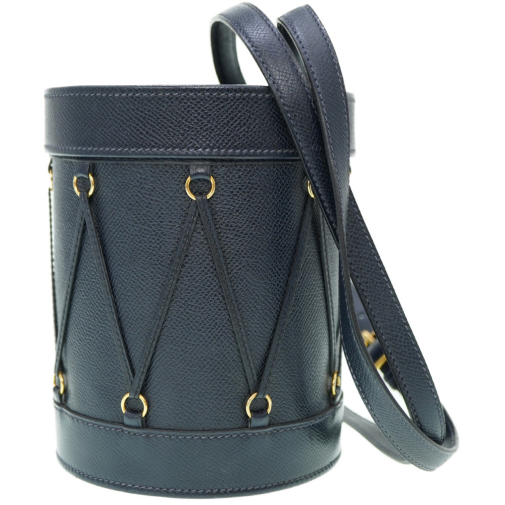 エルメス タンブル クシュベル ネイビー ショルダーバッグ 〇S刻印 0190【中古】HERMES ヴィンテージ