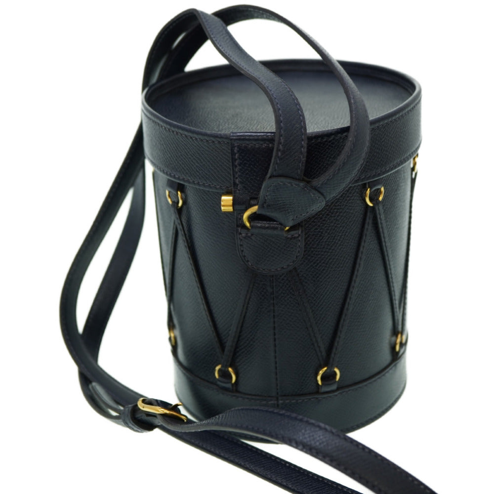 エルメス タンブル クシュベル ネイビー ショルダーバッグ 〇S刻印 0190【中古】HERMES ヴィンテージ