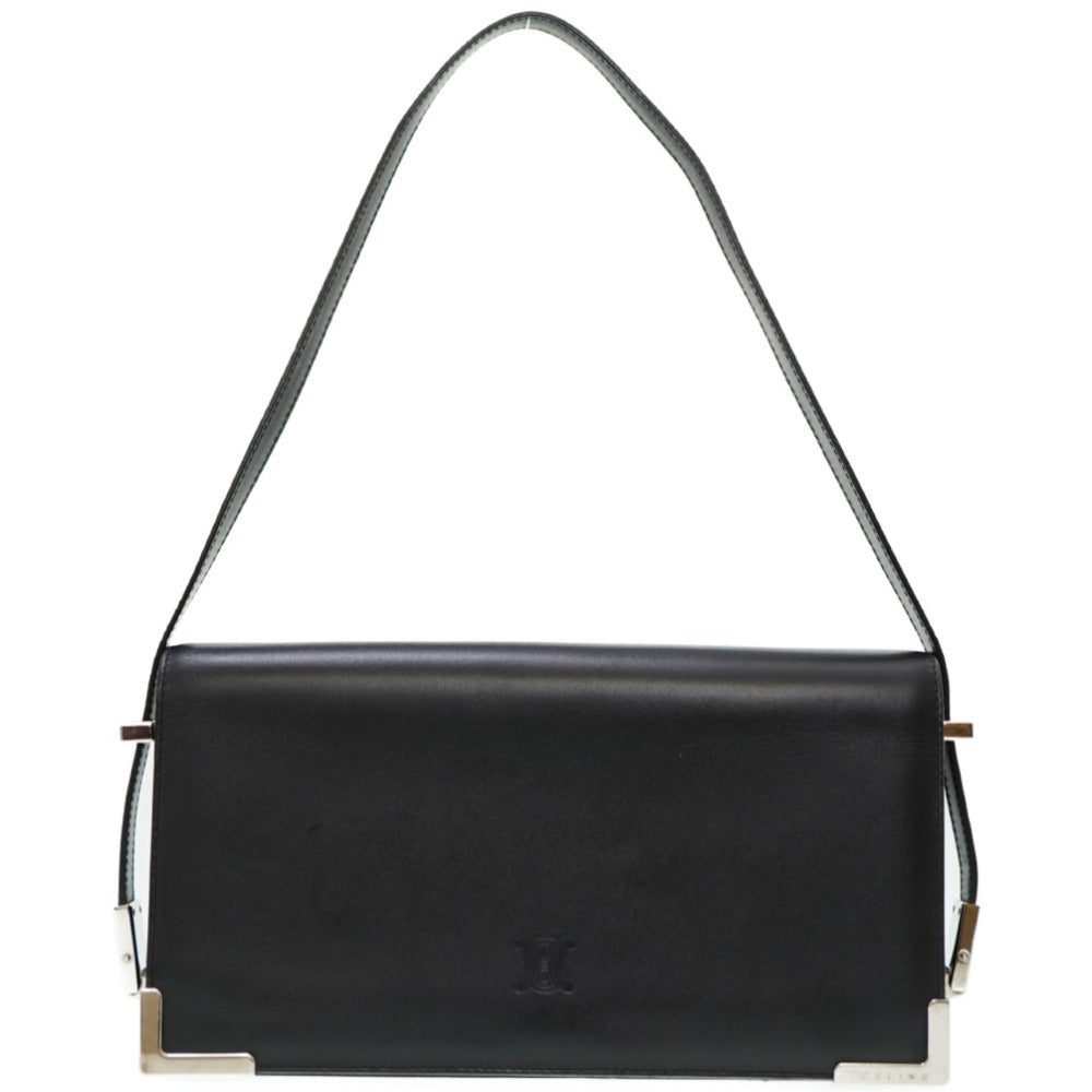 セリーヌ ショルダーバッグ 2WAY レザー ブラック 黒 0192【中古】CELINE