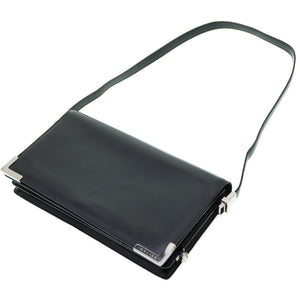 セリーヌ ショルダーバッグ 2WAY レザー ブラック 黒 0192【中古】CELINE