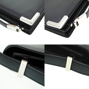 セリーヌ ショルダーバッグ 2WAY レザー ブラック 黒 0192【中古】CELINE