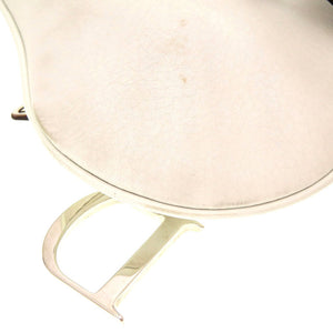 ディオール サドル ウエストポーチ レザー ホワイト 06BM-0013 ウエストバッグ バッグ 白 0195 【中古】 Dior