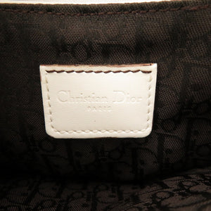 ディオール サドル ウエストポーチ レザー ホワイト 06BM-0013 ウエストバッグ バッグ 白 0195 【中古】 Dior