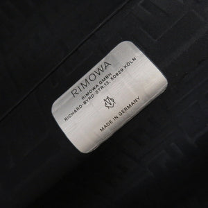 美品 リモワ フェンディ コラボ 33L FFロゴ クオイオ ローマ スーツケース 972 90 02 90 キャリーバッグ アルミ シルバー 0044【中古】FENDI メンズ