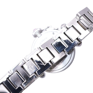 美品 カルティエ ミスパシャ W3140008 クオーツ 腕時計 ステンレススチール ピンク 0001【中古】CARTIER レディース