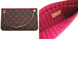 新品同様 ルイ ヴィトン モノグラム 新型 ネヴァーフルMM フューシャ M40996 トートバッグ バッグ LV 0007 【中古】 LOUIS VUITTON