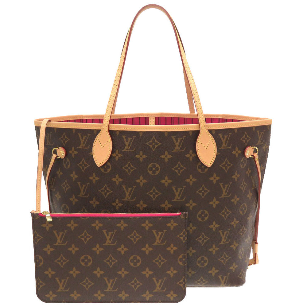 新品同様 ルイ ヴィトン モノグラム 新型 ネヴァーフルMM フューシャ M40996 トートバッグ バッグ LV 0007 【中古】 LOUIS VUITTON