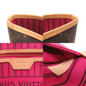 新品同様 ルイ ヴィトン モノグラム 新型 ネヴァーフルMM フューシャ M40996 トートバッグ バッグ LV 0007 【中古】 LOUIS VUITTON
