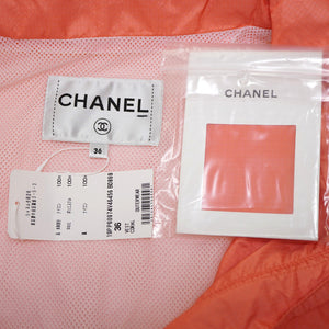 未使用 シャネル ナイロン 中綿 ベスト P60974V46456 サイズ36 ピンク 0009【中古】CHANEL レディース