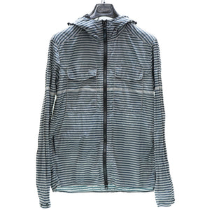 ストーンアイランド MARINA マリーナ ボーダー ナイロン パーカー ジャケット サイズL 0014【中古】STONE ISLAND メンズ