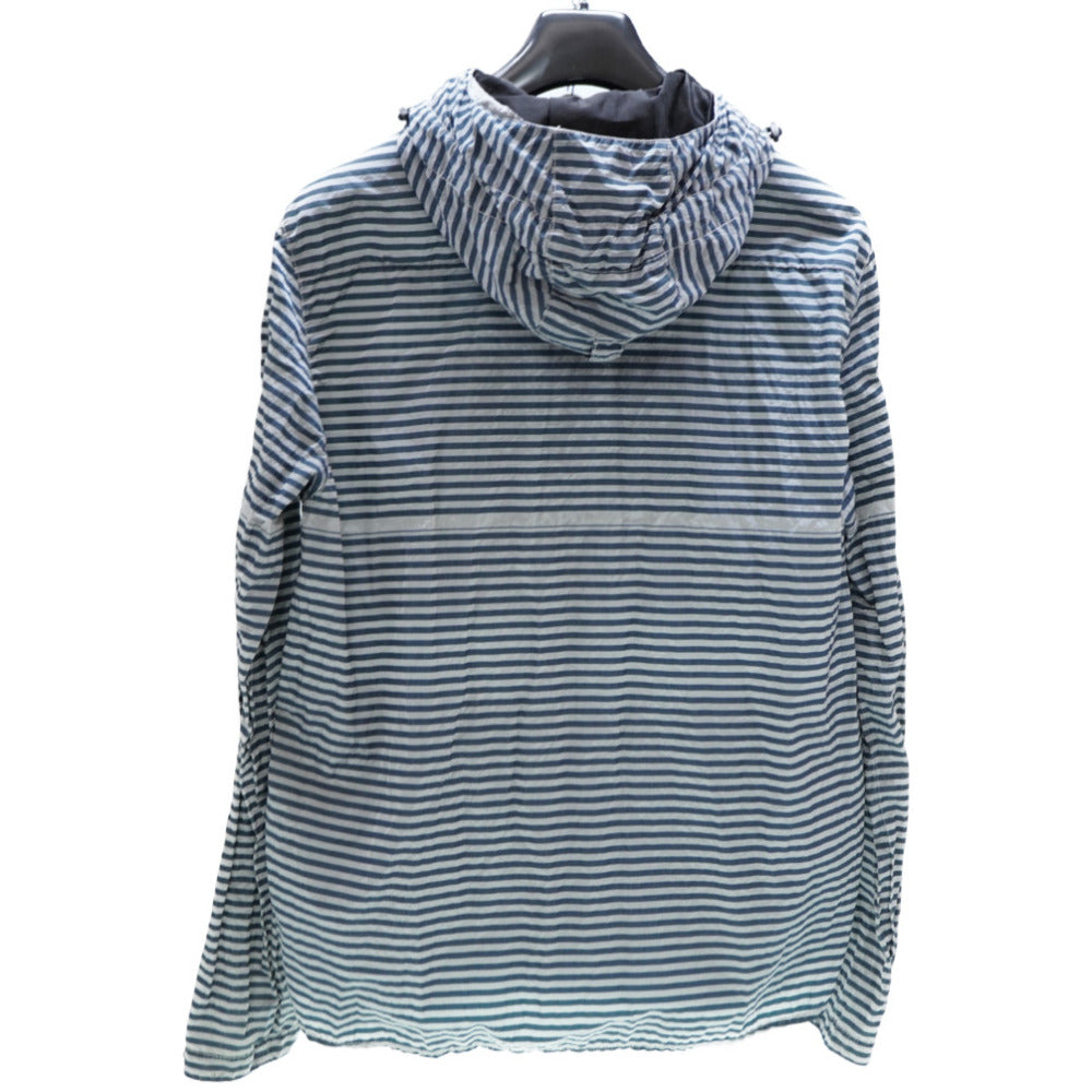 ストーンアイランド MARINA マリーナ ボーダー ナイロン パーカー ジャケット サイズL 0014【中古】STONE ISLAND メンズ