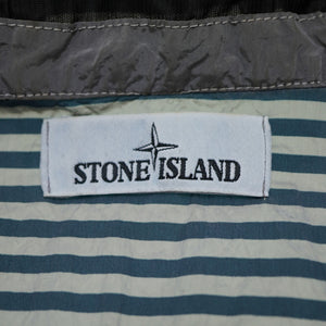 ストーンアイランド MARINA マリーナ ボーダー ナイロン パーカー ジャケット サイズL 0014【中古】STONE ISLAND メンズ