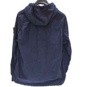 ストーンアイランド プルオーバー ナイロンメタル パーカー ジャケット ネイビー サイズM 0015【中古】STONE ISLAND メンズ