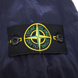 ストーンアイランド プルオーバー ナイロンメタル パーカー ジャケット ネイビー サイズM 0015【中古】STONE ISLAND メンズ