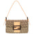 フェンディ ズッカ柄 ミニマンマバケット キャンバス レザー ベージュ ハンドバッグ 0023【中古】FENDI