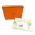 未使用 エルメス 馬 陶器 ライトブルー グリーン シルバー 灰皿 アッシュトレイ 0026【中古】HERMES