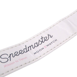 未使用 オメガ ムーンスウォッチ スピードマスター ミッション トゥ ビーナス SO33P100 クオーツ 腕時計 バイオセラミック/ベルクロ ピンク 0033【中古】OMEGA