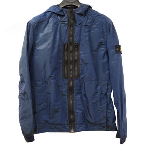 新品同様 ストーンアイランド NYLON METAL WEFT ナイロンメタル ジャケット ブルー青 玉虫 サイズL 0039【中古】STONE ISLAND メンズ