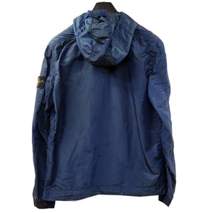 新品同様 ストーンアイランド NYLON METAL WEFT ナイロンメタル ジャケット ブルー青 玉虫 サイズL 0039【中古】STONE ISLAND メンズ