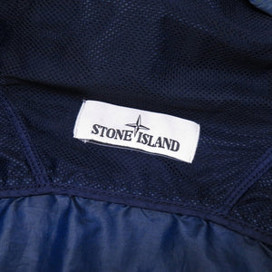 新品同様 ストーンアイランド NYLON METAL WEFT ナイロンメタル ジャケット ブルー青 玉虫 サイズL 0039【中古】STONE ISLAND メンズ