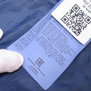 新品同様 ストーンアイランド NYLON METAL WEFT ナイロンメタル ジャケット ブルー青 玉虫 サイズL 0039【中古】STONE ISLAND メンズ