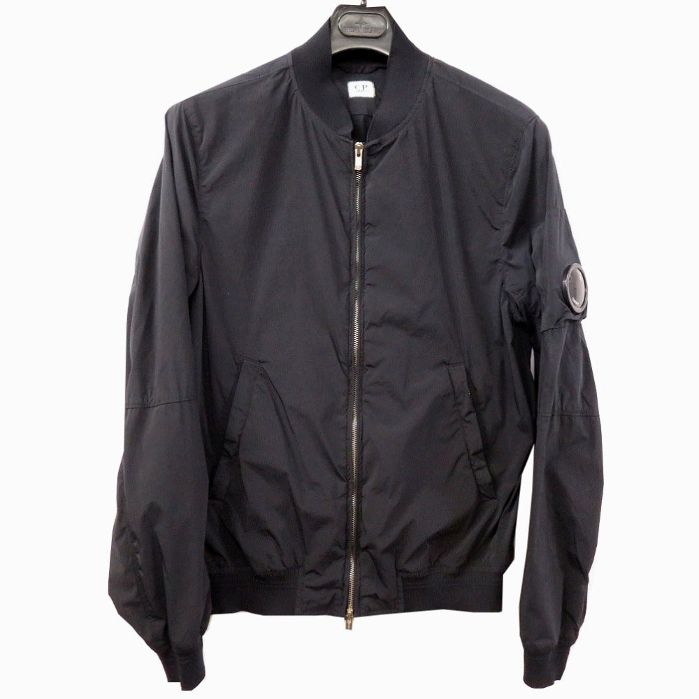 美品 CPカンパニー MA1 ゴーグル ナイロンジャケット ネイビー 紺 サイズ52 メンズ 0040【中古】C.P.COMPANY