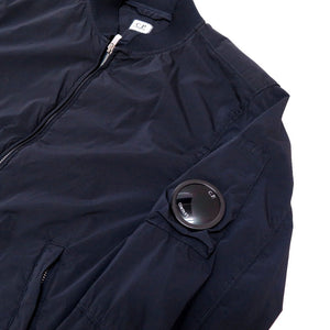 美品 CPカンパニー MA1 ゴーグル ナイロンジャケット ネイビー 紺 サイズ52 メンズ 0040【中古】C.P.COMPANY