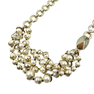 クリスチャンディオール ヴィンテージ フェイクパール GP ホワイト 白 ゴールド ネックレス 0045【中古】Christian Dior