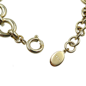 クリスチャンディオール ヴィンテージ フェイクパール GP ホワイト 白 ゴールド ネックレス 0045【中古】Christian Dior