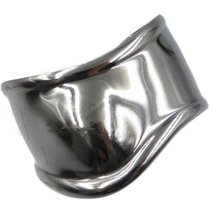 ティファニー ボーン カフ エルサ・ペレッティ ルテニウム ガンメタリック バングル 0046【中古】TIFFANY&Co.