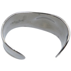 ティファニー ボーン カフ エルサ・ペレッティ ルテニウム ガンメタリック バングル 0046【中古】TIFFANY&Co.