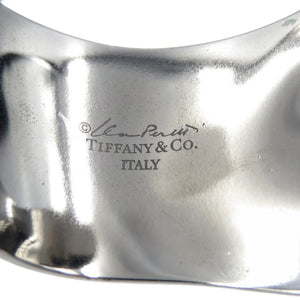 ティファニー ボーン カフ エルサ・ペレッティ ルテニウム ガンメタリック バングル 0046【中古】TIFFANY&Co.