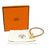 未使用 エルメス グレナン ヴォースイフト T2 ブラウン ゴールド金具 ブレスレット 0047【中古】HERMES