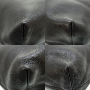 美品 クロムハーツ FSトート バッグ クロスパッチ レザー ブラック 黒 0060【中古】CHROME HEARTS