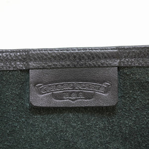 美品 クロムハーツ FSトート バッグ クロスパッチ レザー ブラック 黒 0060【中古】CHROME HEARTS