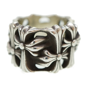 美品 クロムハーツ セメタリークロス スクエア シルバー925 リング 指輪  20号 アクセサリー 0062【中古】CHROME HEARTS メンズ