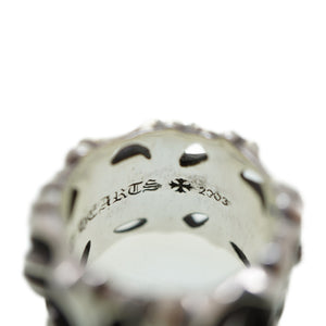 美品 クロムハーツ セメタリークロス スクエア シルバー925 リング 指輪  20号 アクセサリー 0062【中古】CHROME HEARTS メンズ