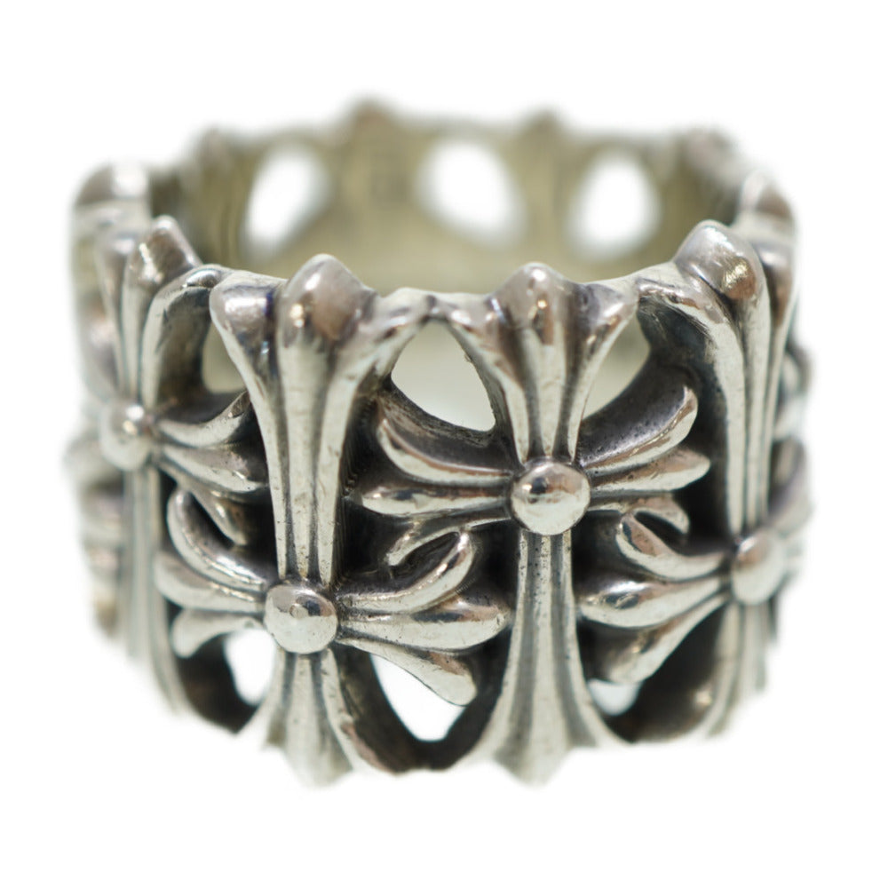 クロムハーツ セメタリークロス リング 指輪 シルバー925 14号 シルバー 0063【中古】CHROME HEARTS メンズ