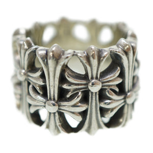 クロムハーツ セメタリークロス リング 指輪 シルバー925 14号 シルバー 0063【中古】CHROME HEARTS メンズ