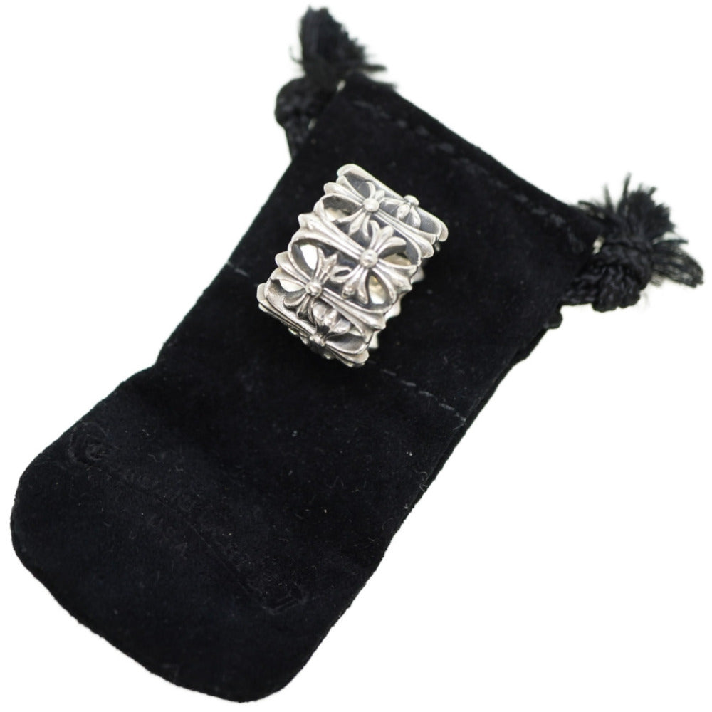 クロムハーツ セメタリークロス リング 指輪 シルバー925 14号 シルバー 0063【中古】CHROME HEARTS メンズ