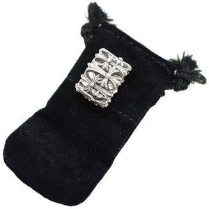 クロムハーツ セメタリークロス リング 指輪 シルバー925 14号 シルバー 0063【中古】CHROME HEARTS メンズ