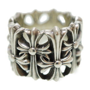 クロムハーツ セメタリークロス リング 指輪 シルバー925 14号 シルバー 0063【中古】CHROME HEARTS メンズ